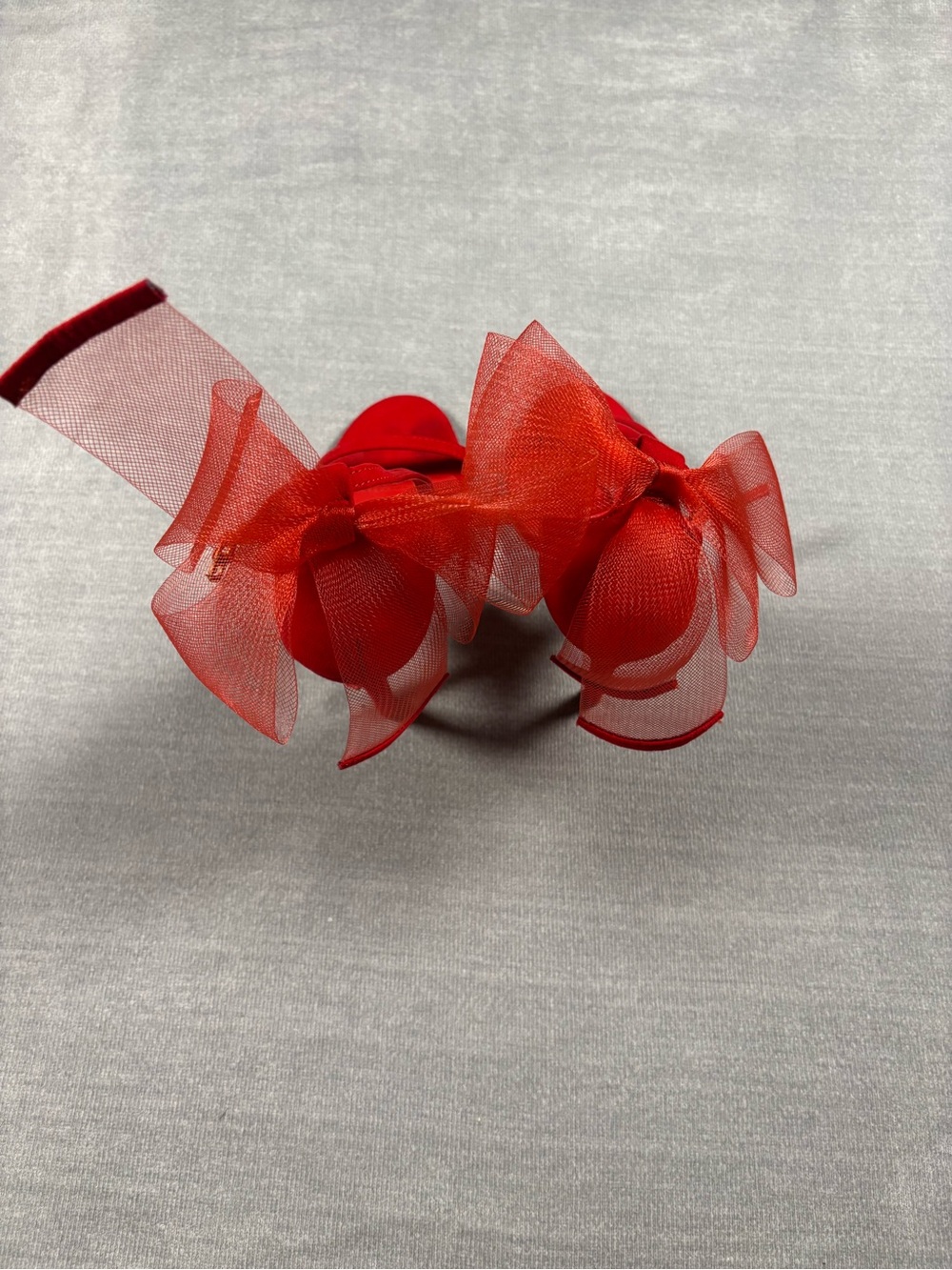 Red bow high heels #highheels - Picture 3 of 6